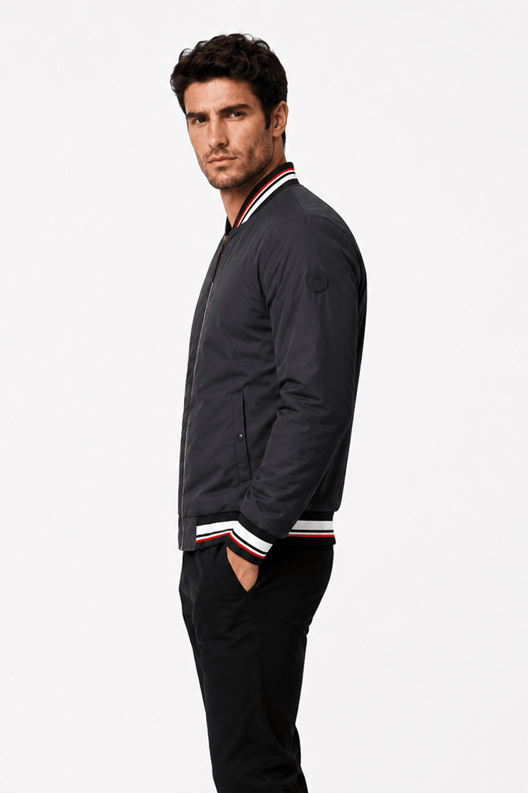Doudoune réversible gris foncé homme BENSON