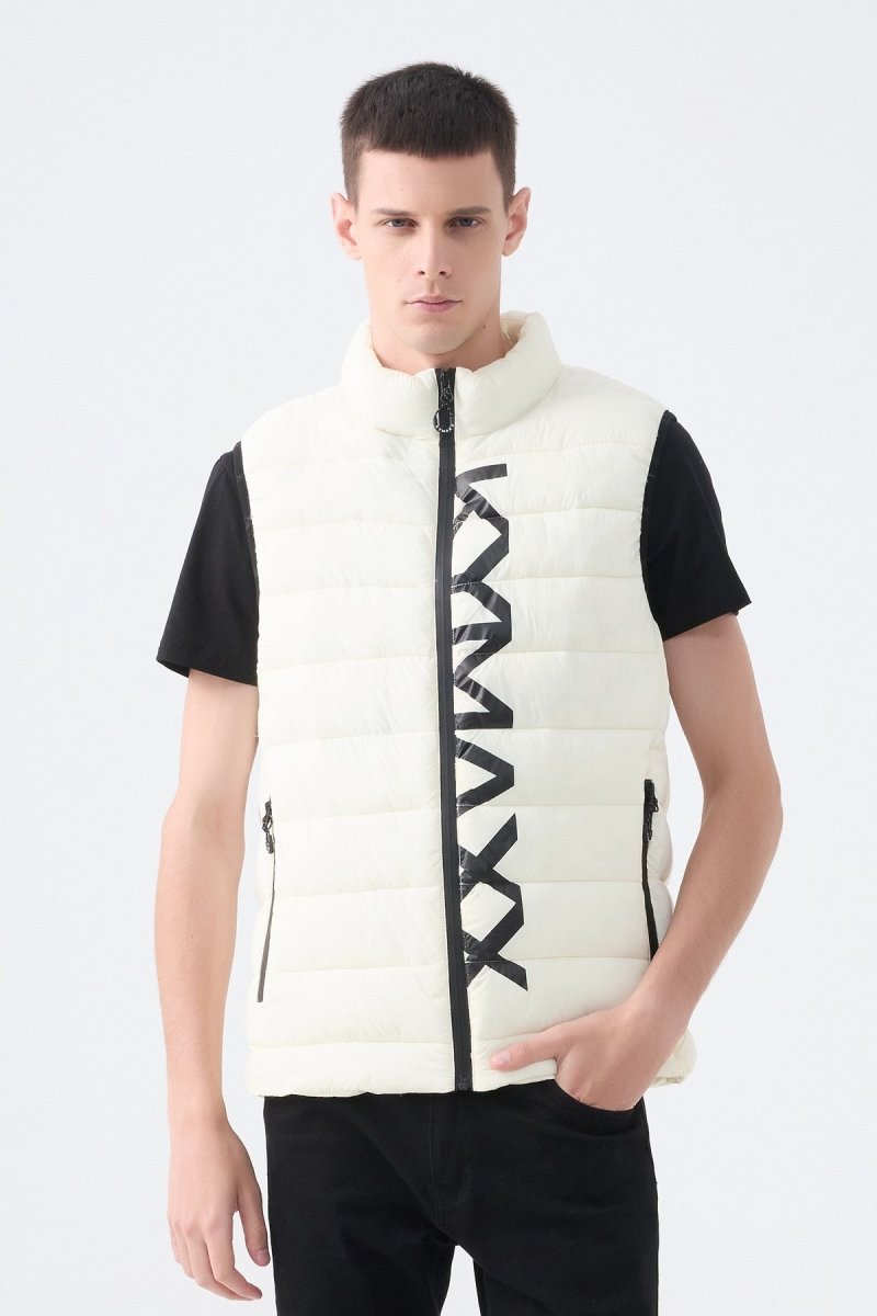 Doudoune Gilet Blanc Sans Manche Homme Doudoune Sans Manches De Mi