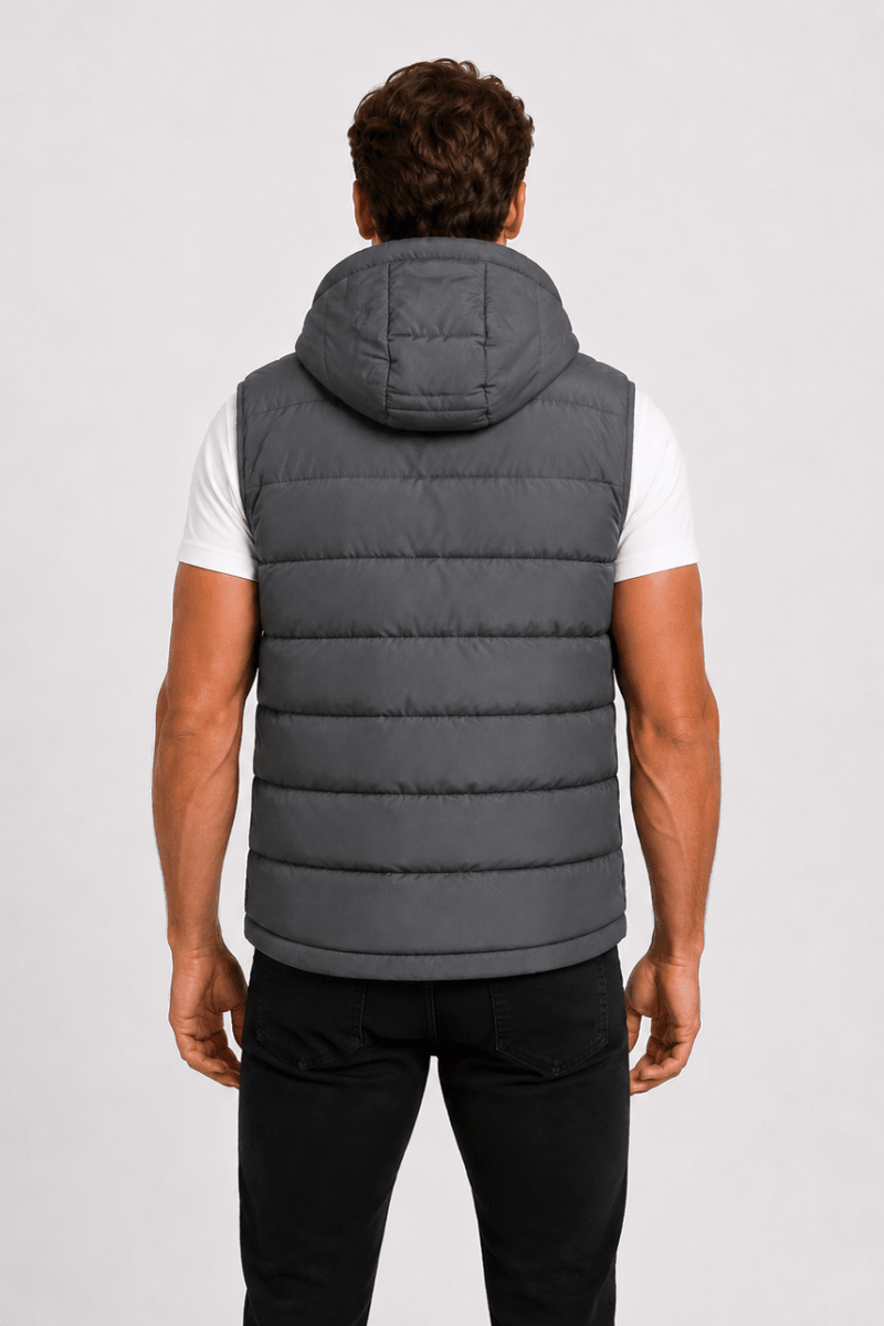 Doudoune sans manches gris foncé homme CHALTON