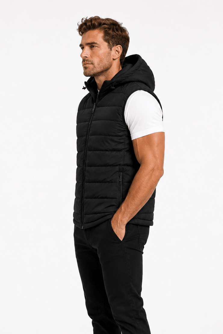 Doudoune sans manches noir homme CHALTON