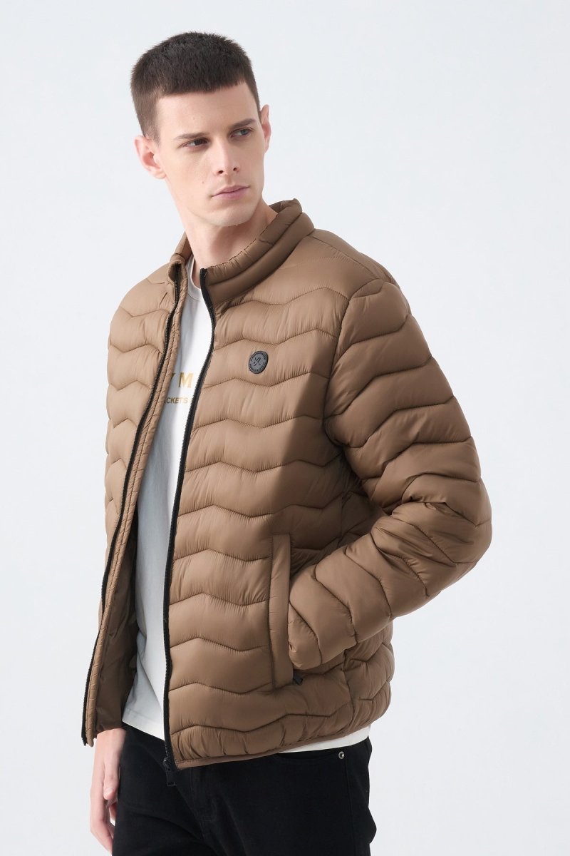 Doudoune unie sans capuche ROMAN