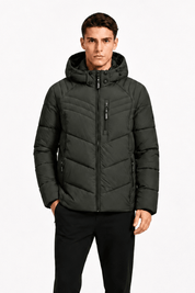 Doudoune vert foncé homme JOHNSON