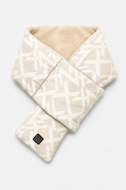 Écharpe beige chauffante hiver