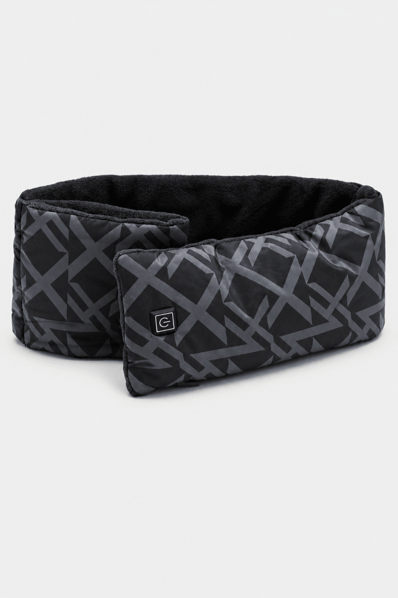 Écharpe noir chauffante hiver