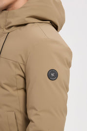Parka beige homme à capuche GILBERT