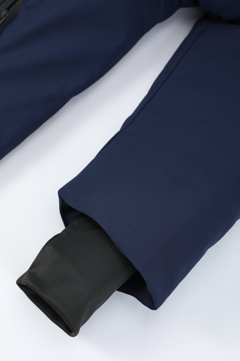 Parka bleu foncé homme à capuche FIELD
