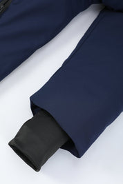 Parka bleu foncé homme à capuche FIELD