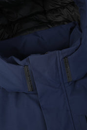 Parka bleu foncé homme à capuche FIELD