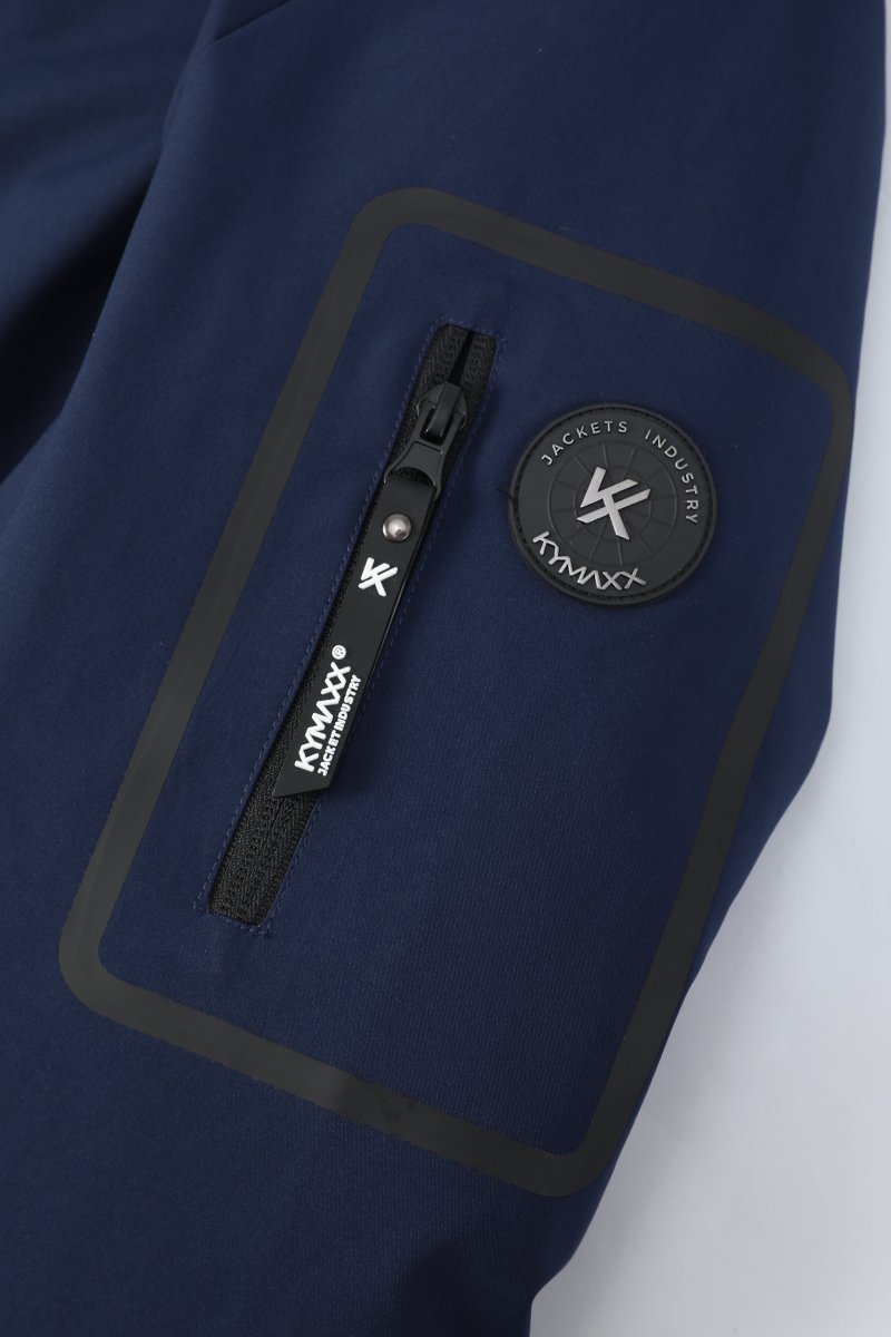Parka bleu foncé homme à capuche FIELD