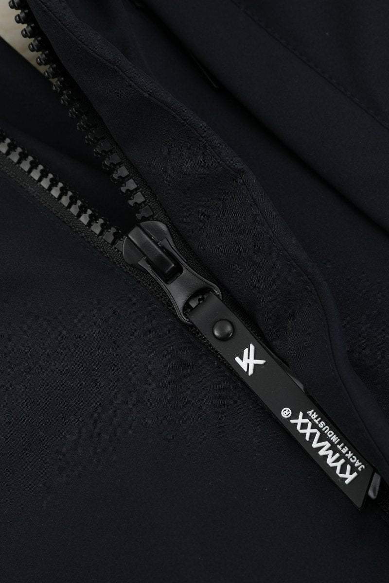 Parka bleu foncé homme doublée sherpa LOÏC