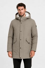 Parka longue beige doublée sherpa JOHNSTON