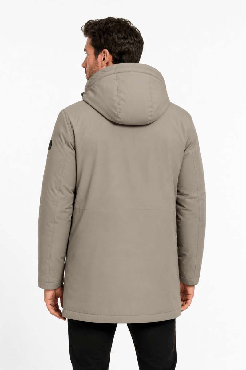 Parka longue beige doublée sherpa JOHNSTON