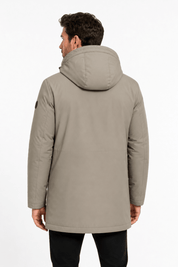 Parka longue beige doublée sherpa JOHNSTON
