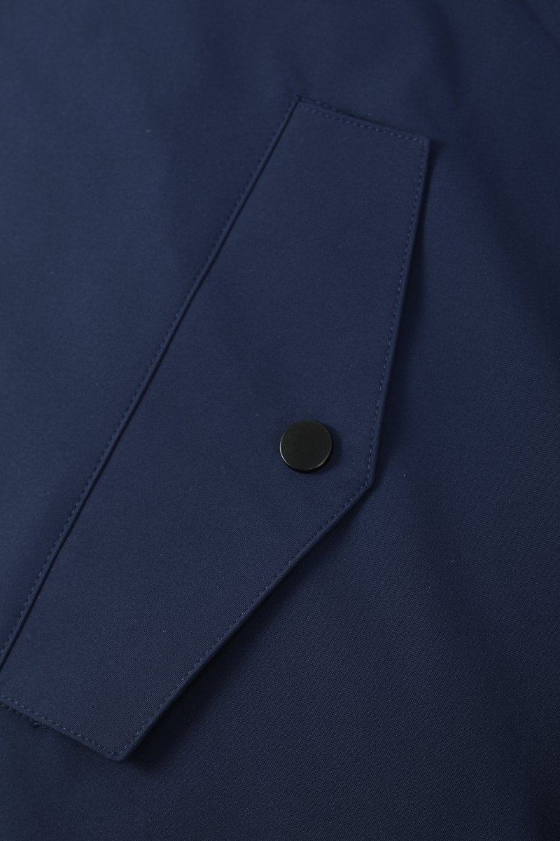 Parka longue bleu marine LAUNAY