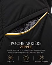 Parka longue fourré noir JONNY