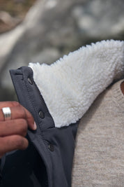 Parka longue gris foncé LAUNAY