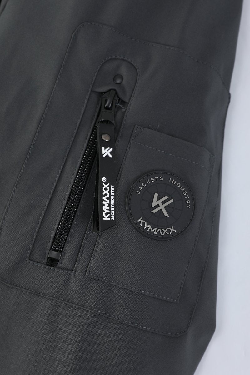 Parka longue gris foncé LAUNAY