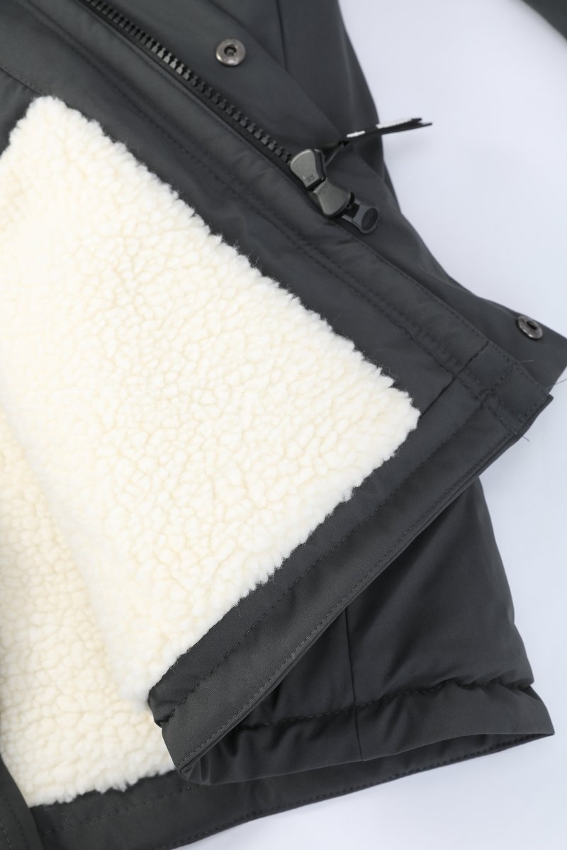 Parka longue gris foncé LAUNAY
