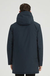 Parka Longue Homme à Capuche Zippée NEO
