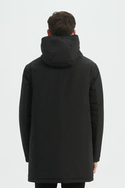 Parka Longue Homme à Capuche Zippée NEO