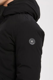 Parka longue noir homme à capuche HUGUES