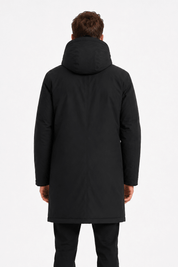 Parka longue noir LAUNAY