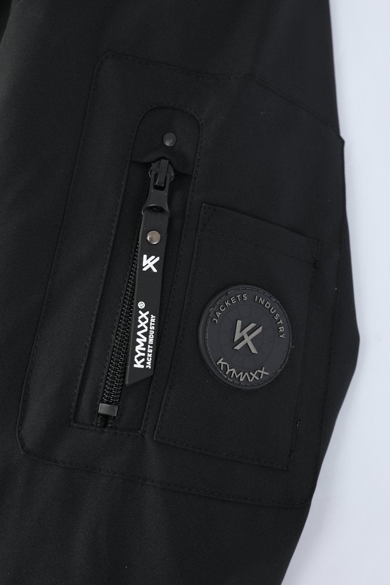 Parka longue noir LAUNAY