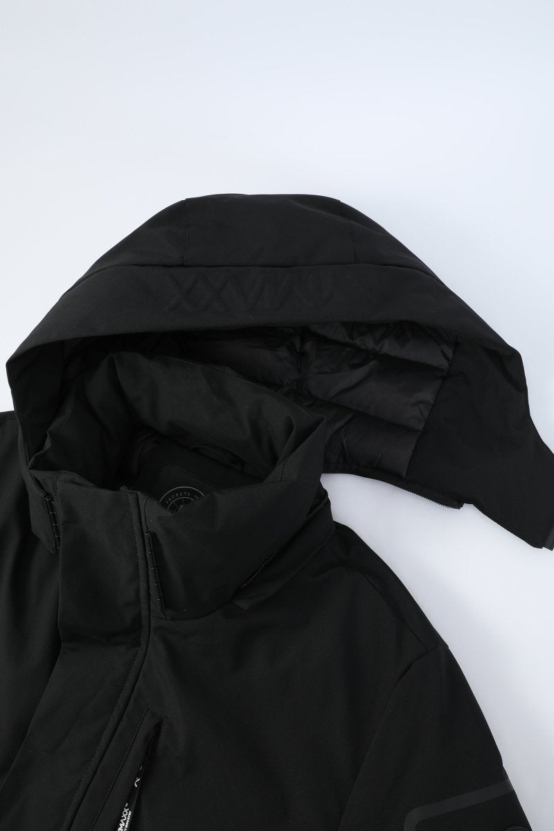 Parka noir homme à capuche FIELD