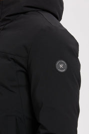 Parka noir homme à capuche GILBERT
