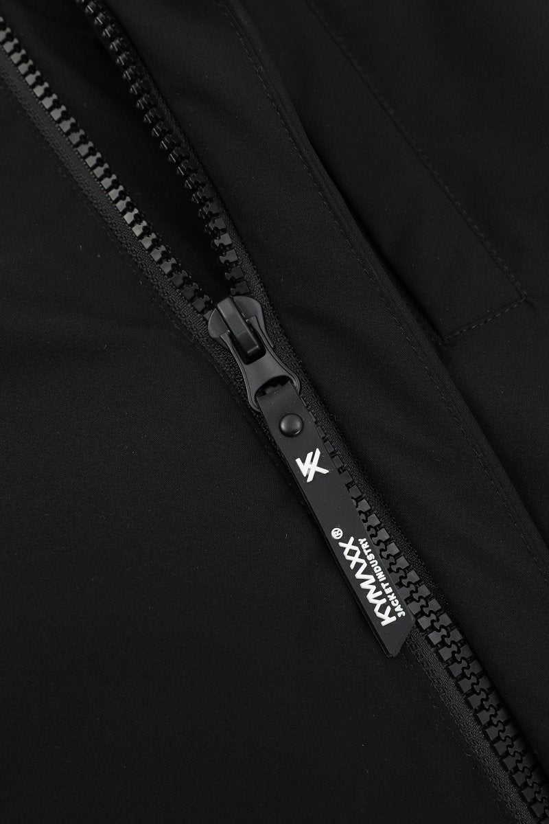 Parka noir homme doublée sherpa LOÏC
