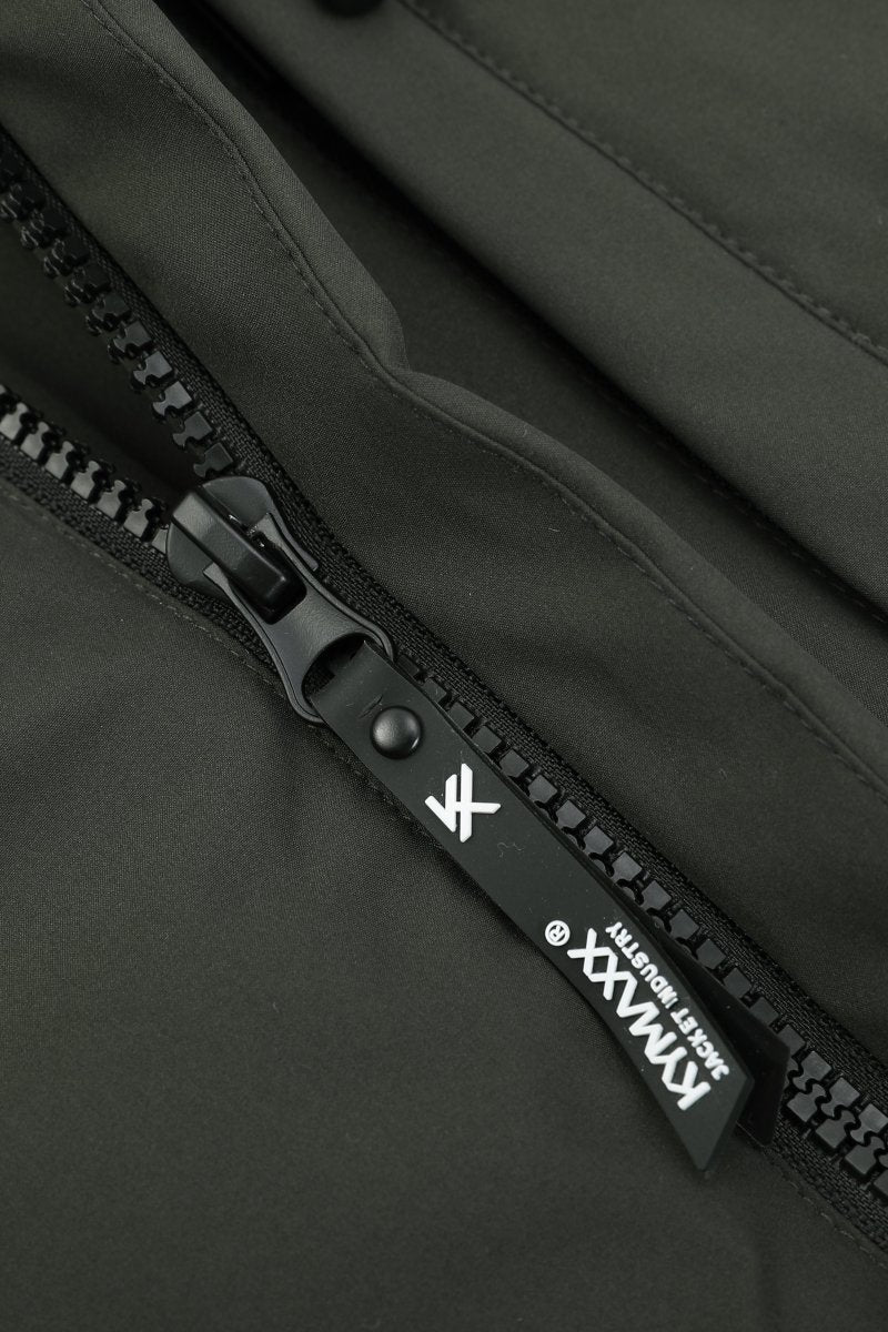 Parka vert foncé homme doublée sherpa LOÏC