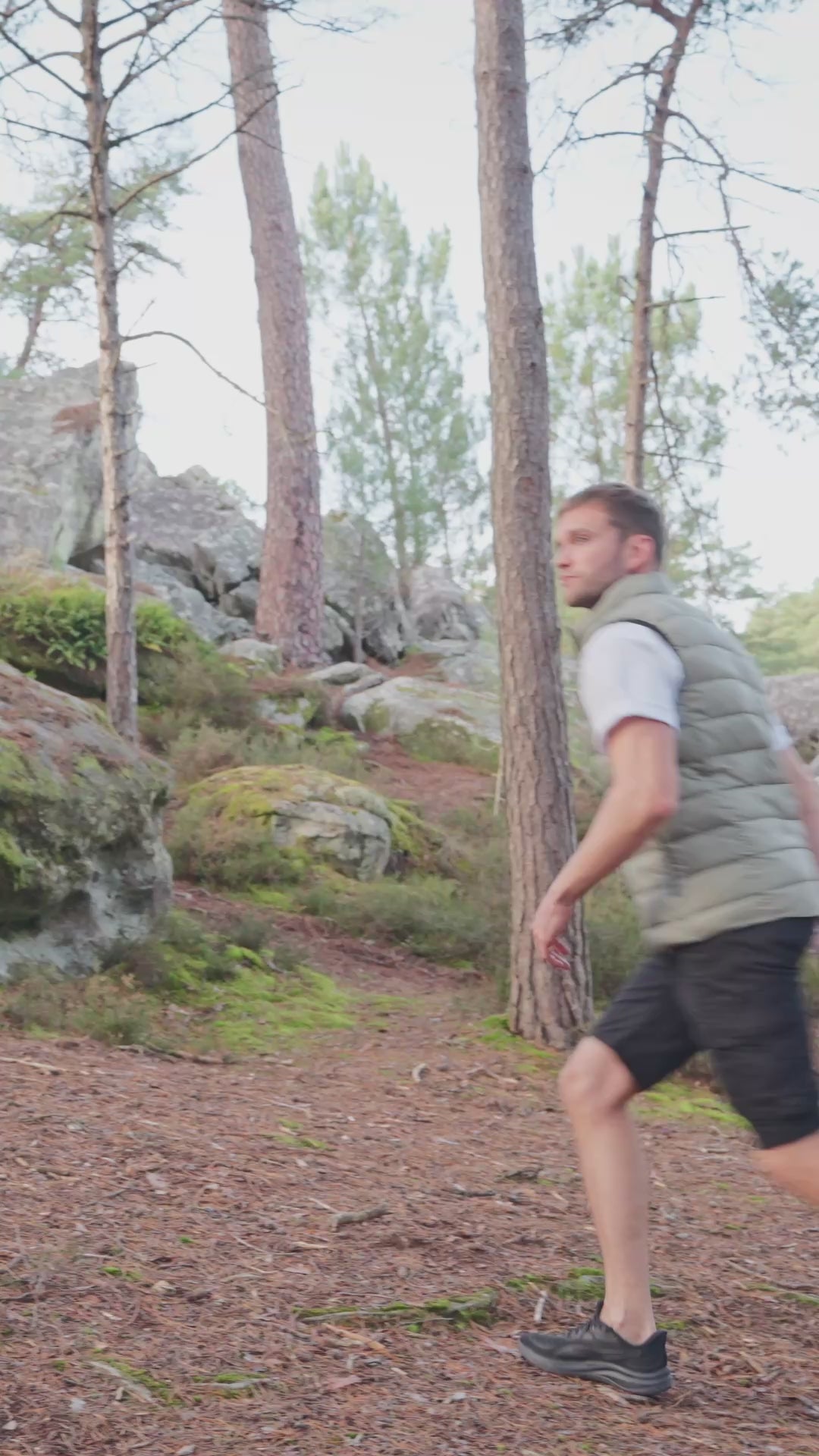 Doudoune sans manche vert menthe GASTON