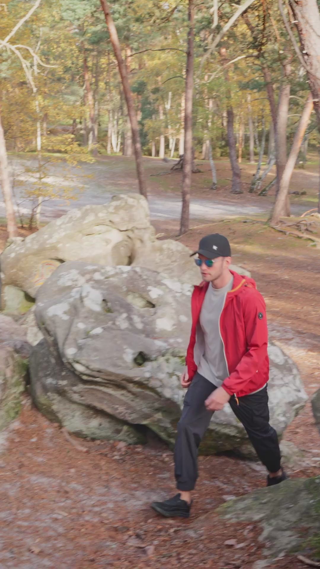 Veste coupe-vent homme à capuche Bordeaux HUBERT