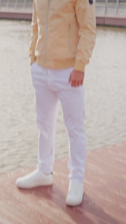 Veste zippée homme Creme JOVIAN