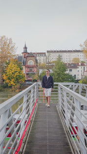 Veste en coton marine ARION