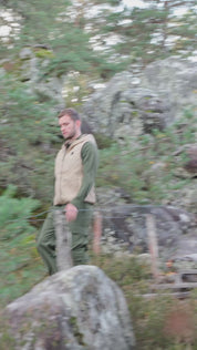 Doudoune gilet beige OSCAR