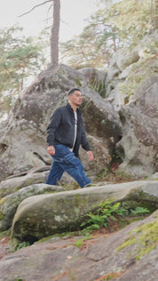 Coupe-vent mi-saison noir EDWARD