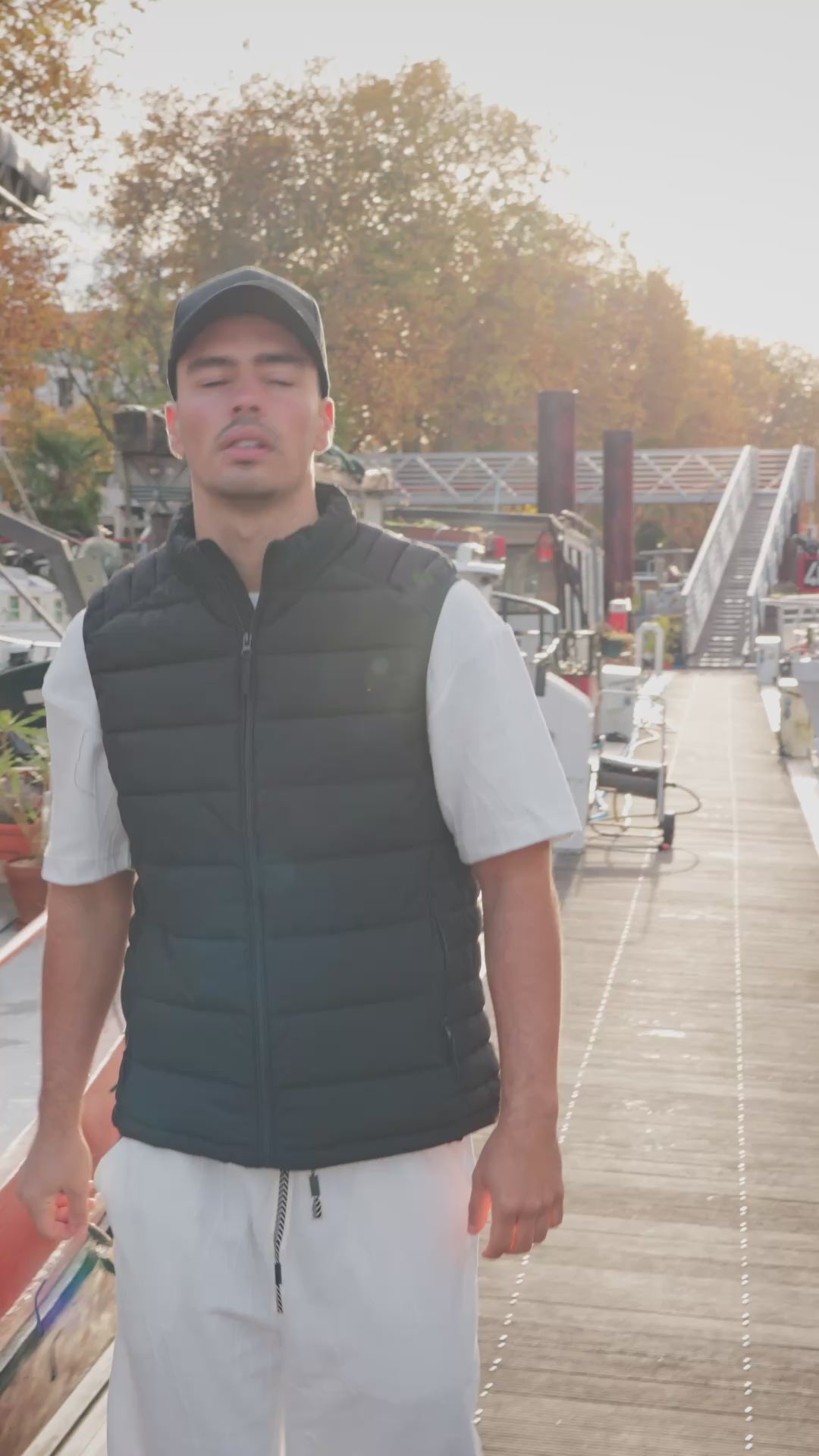 Doudoune gilet noir MARCO