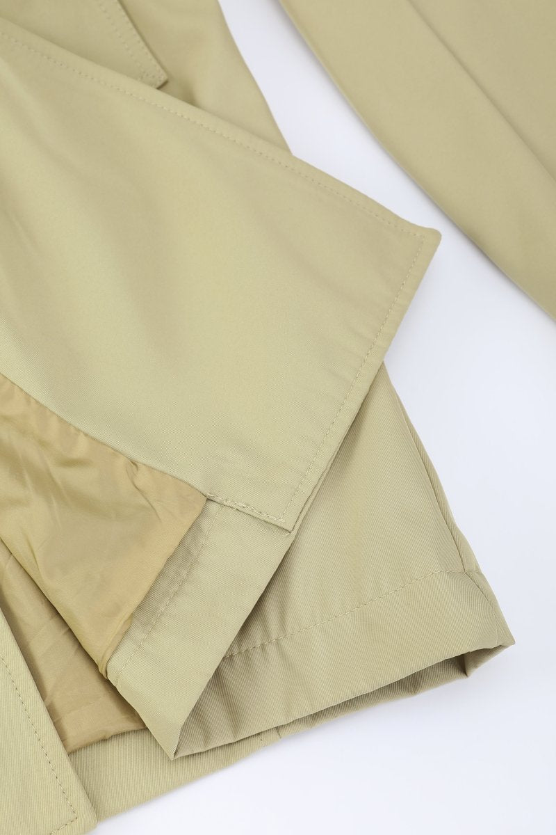 Trench-coat beige homme long et ceinturé NEWMAN