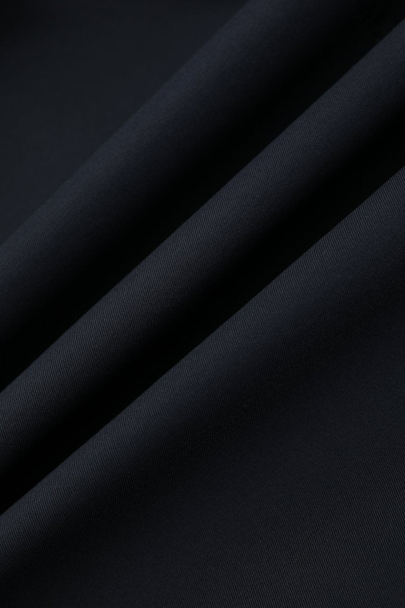 Trench-coat bleu foncé homme long et ceinturé NEWMAN
