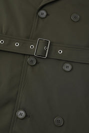 Trench-coat kaki homme long et ceinturé NEWMAN