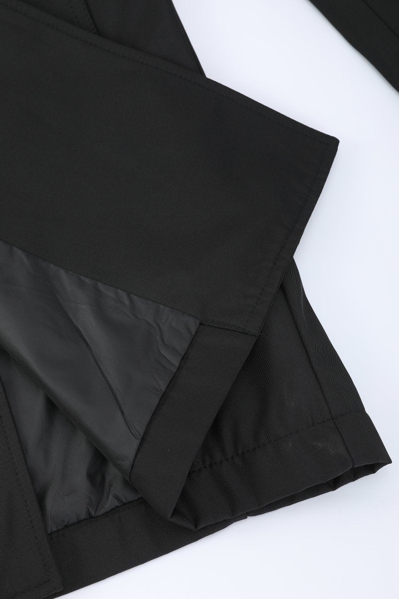 Trench-coat noir homme long et ceinturé NEWMAN