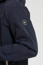 Veste coupe - vent homme à capuche Bleu Fonce HUBERT