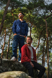 Veste coupe - vent homme à capuche Bordeaux HUBERT