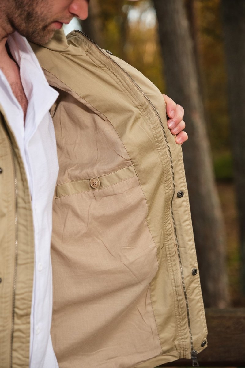 Veste saharienne en coton KHALIS