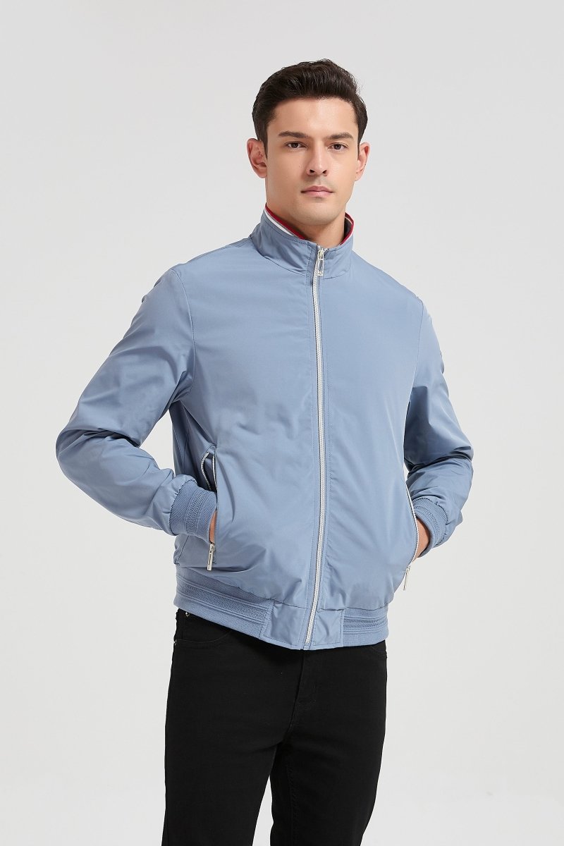 Veste zippée homme Bleu Brouillard JOVIAN