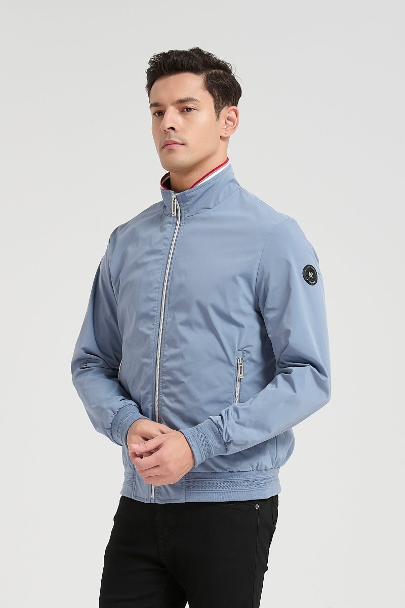 Veste zippée homme Bleu Brouillard JOVIAN