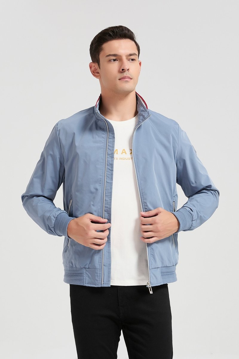 Veste zippée homme Bleu Brouillard JOVIAN