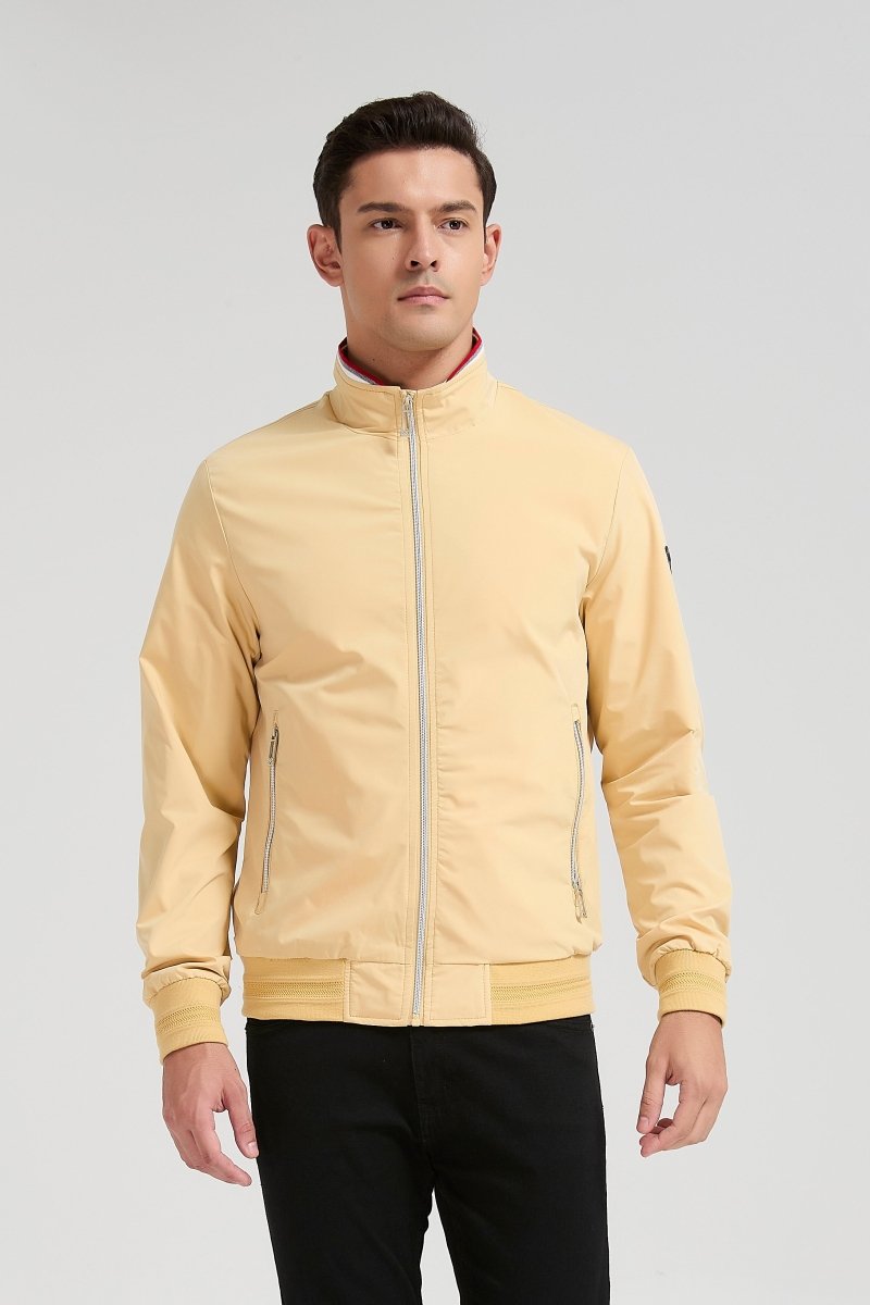 Veste zippée homme Creme JOVIAN