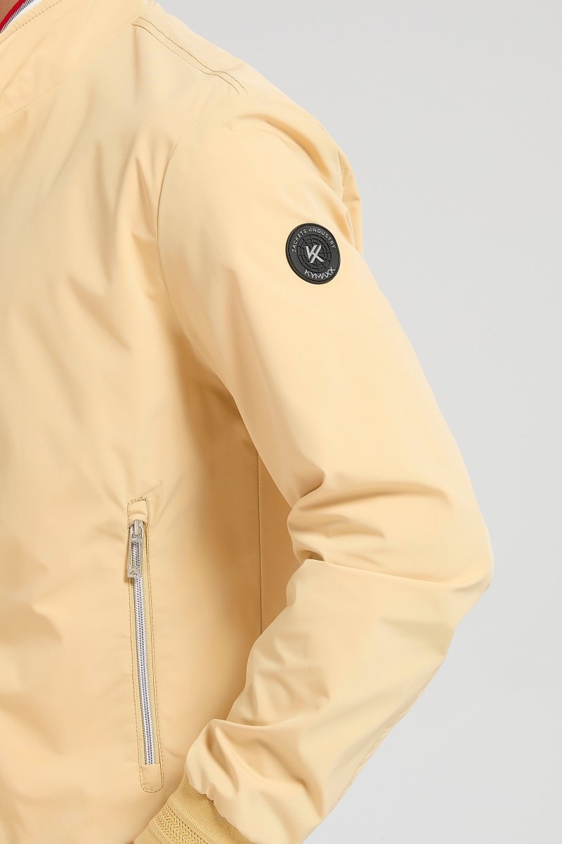 Veste zippée homme Creme JOVIAN